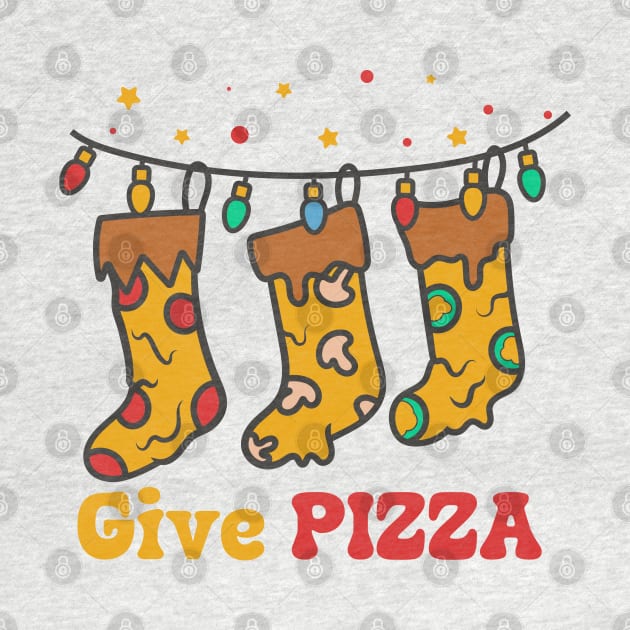 pizza christmas, give pizza by dadan_pm